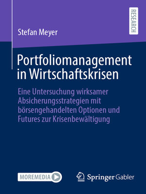 cover image of Portfoliomanagement in Wirtschaftskrisen
